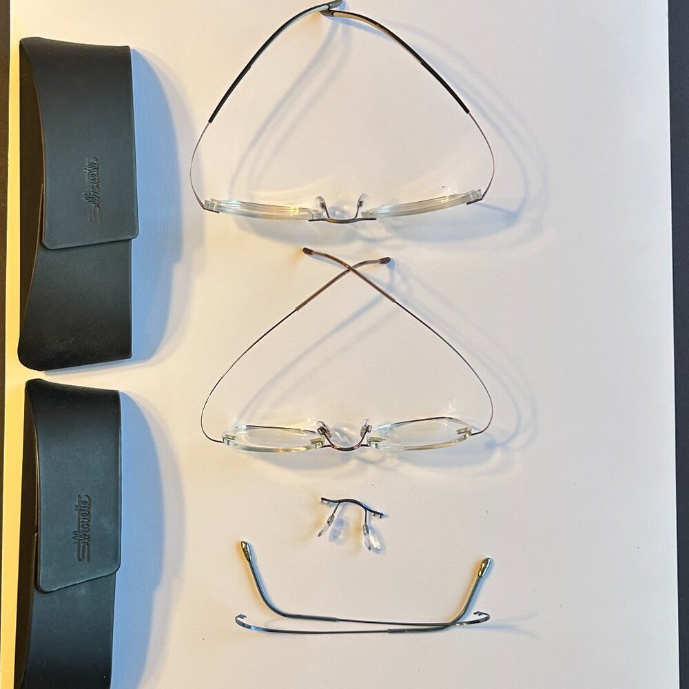 Silhouette eyeglass frames (Set of 3)
